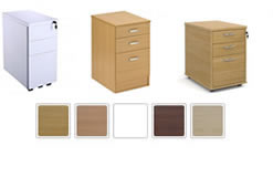 Pedestal Desk Drawer Range Example